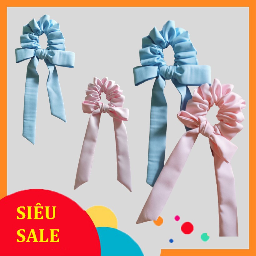Dây Cột Tóc Scruchies nơ [SALE SỐC]