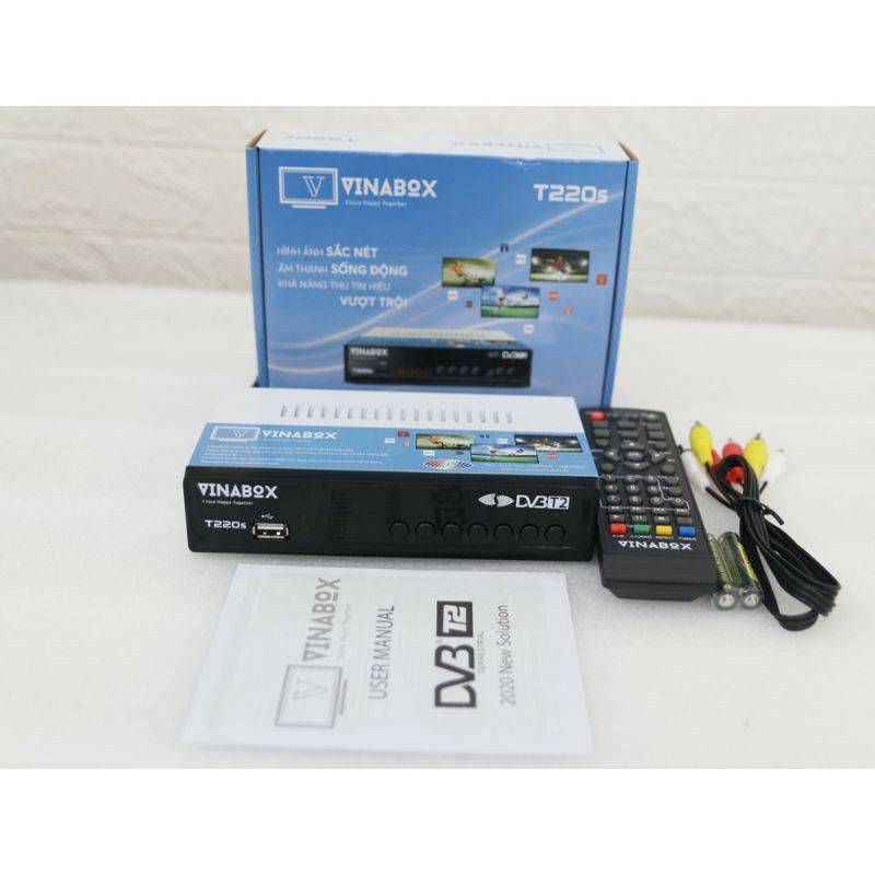 Đầu thu mặt đất dvbt2 Vinabox T220S
