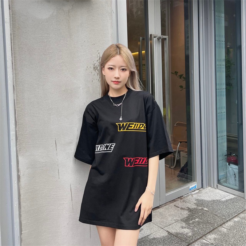 NRVP Áo Thun Cotton Tay Ngắn Cổ Tròn Màu Trơn Thời Trang Dành Cho Nữ