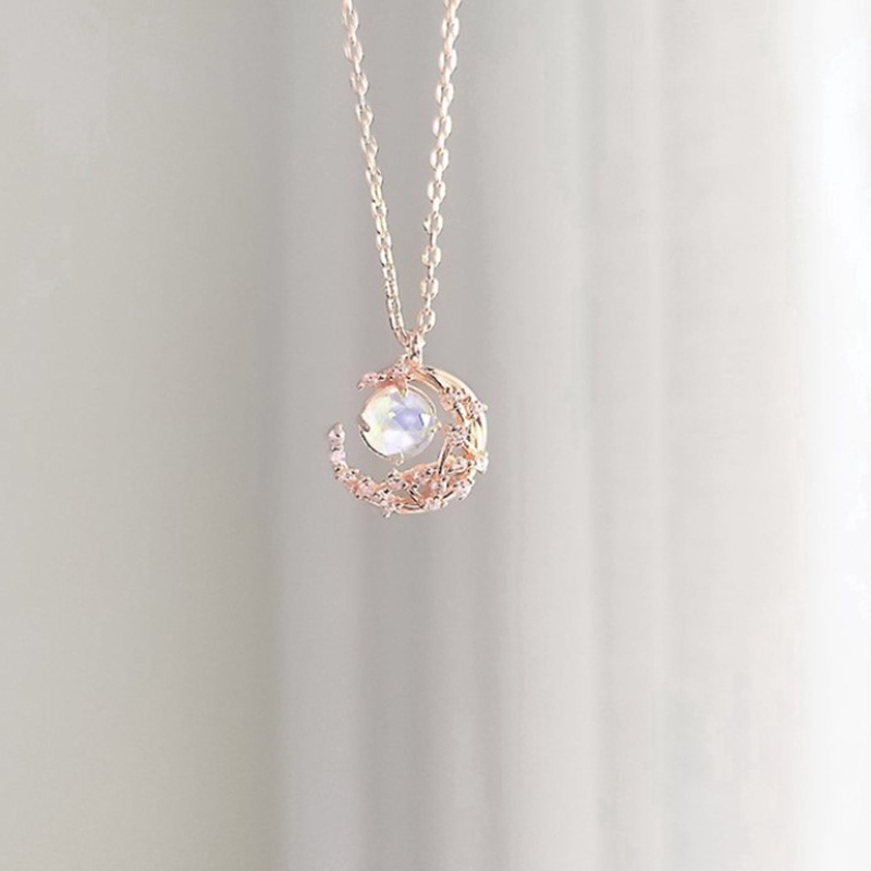 Vòng cổ Mặt Trăng Sang Trọng Phong Cách Hàn Quốc