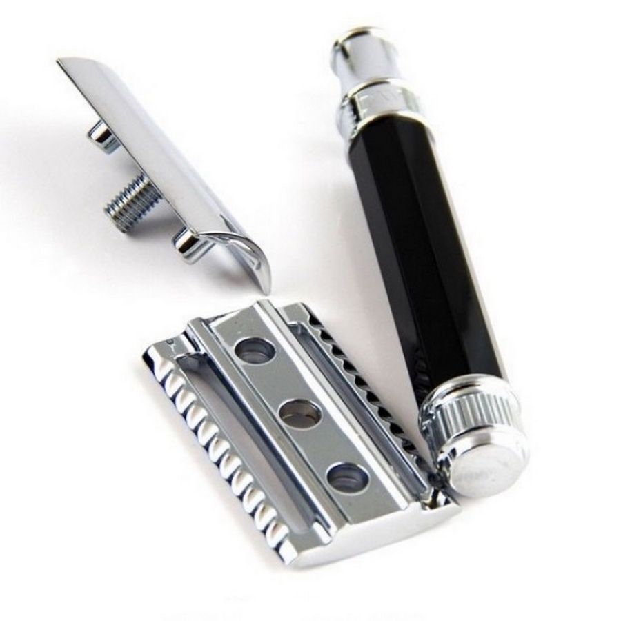 Dao Cạo Râu Edwin Jagger DE86 Black Safety Razor