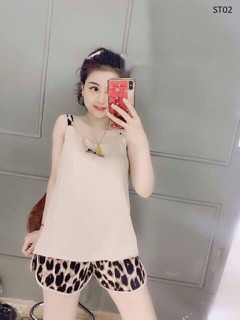 Bộ ngủ lụa nữ 2 dây siêu hot hit