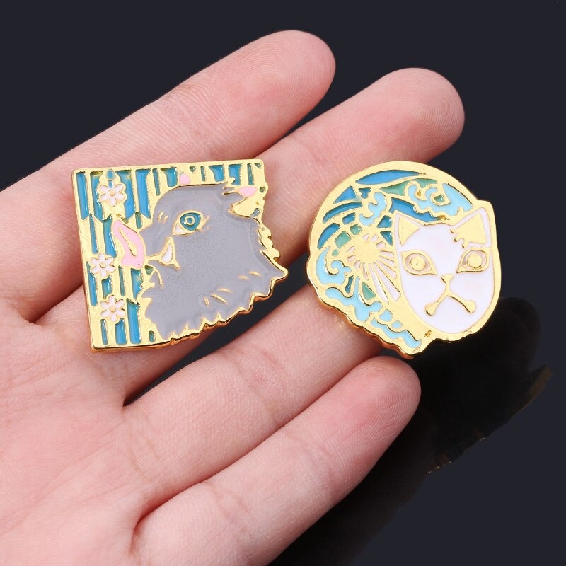 Pin cài áo nút huy hiệu manga anime Kimetsu no Yaiba Demon Slayer - GC126