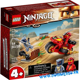 71734 Đồ chơi lắp ráp Iego Ninjago Legacy Kai's Blade Cycle - Xe địa hình của Kai