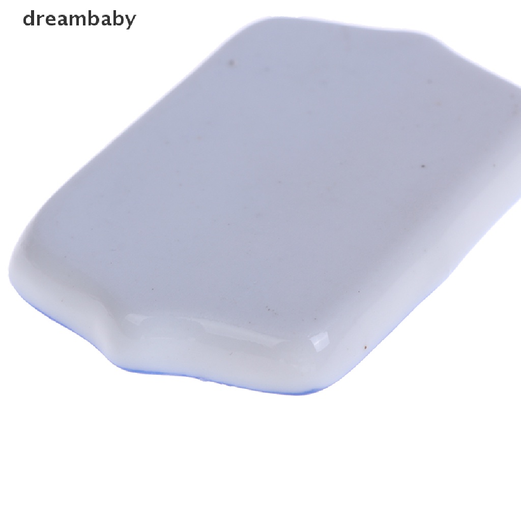 Đĩa gốm sứ đựng thức ăn mini 6*4 cm dùng trang trí nhà búp bê