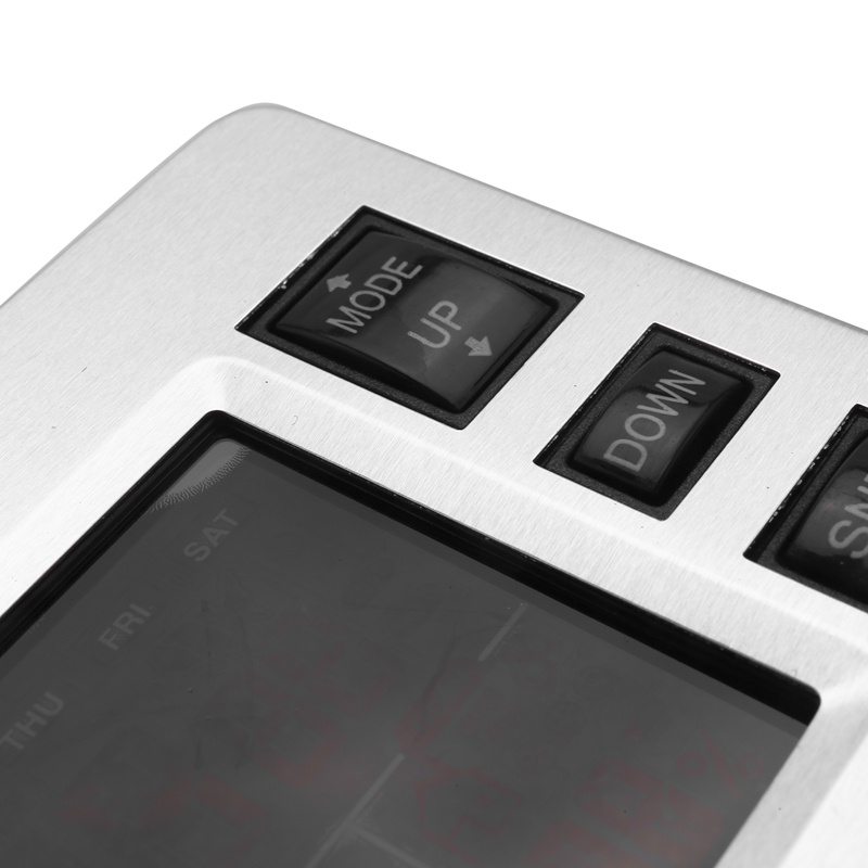 Trạm Thời Tiết Kỹ Thuật Số Không Dây Với Màn Hình Lcd Cảm Ứng Nhiệt Độ Và Độ Ẩm Trong Nhà H306