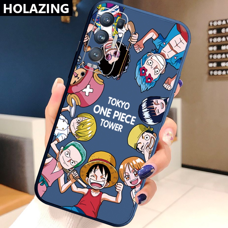 Ốp Điện Thoại Cạnh Vuông In Hình Luffy One Piece Cho OPPO Reno6 Z 5G Reno 5 Pro 4 3 Reno2 Z F A95 5G A76 A96 4G