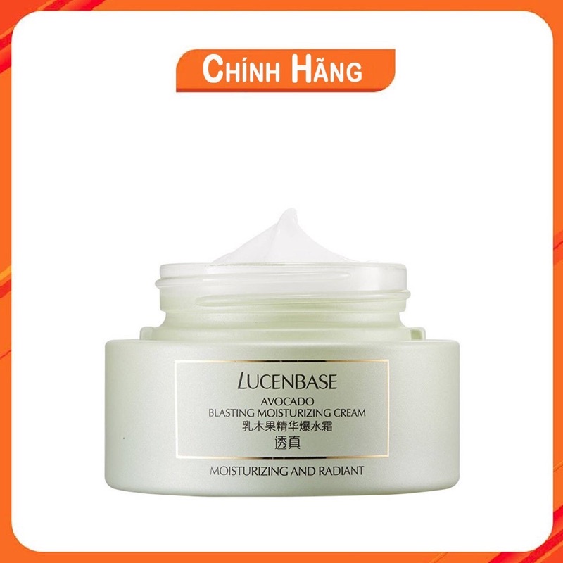 Kem dưỡng da bơ Avocado Blasting Moisturizing Lucenbase