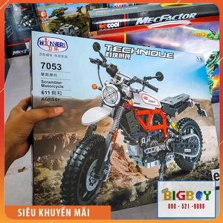 [NEW 2020] Lego Xe Moto Địa Hình – Mô tô mô hình 611 PCS
