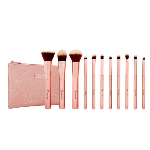 Bộ cọ BH Cosmetic 11 piece metal rose