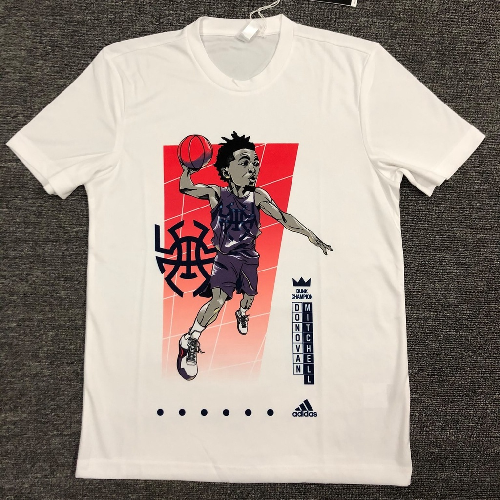 Áo Adidas HARDEN Geek Up Tee 100% poly chỉ duy nhất size L á
