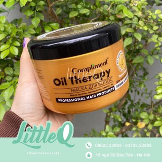 Ủ tóc compliment oil therapy - argan oil, ủ tóc phục hồi chuyên sâu, giúp tóc chắc khỏe