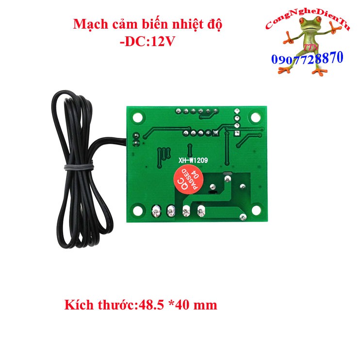 Mạch cảm biến nhiệt độ W1209