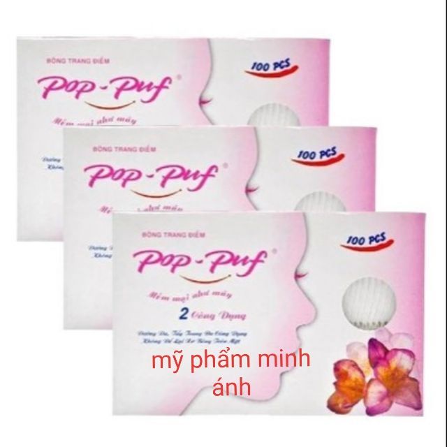 Bông tẩy trang pop-puf