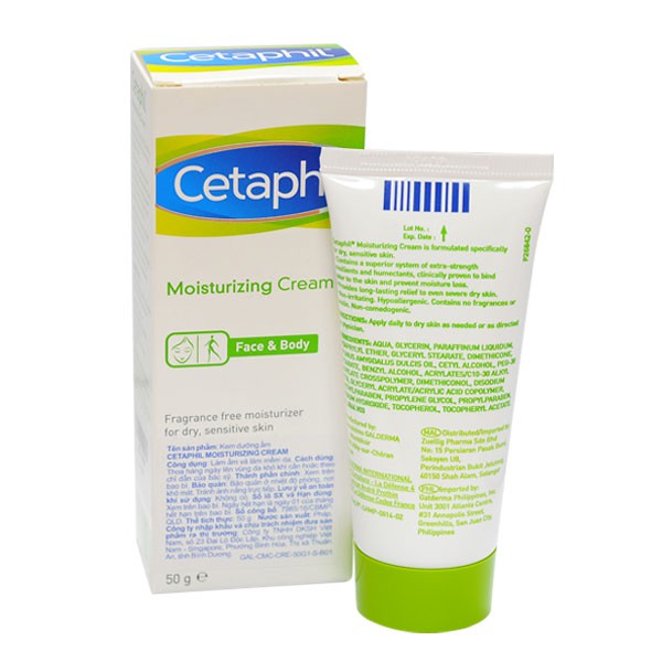 [Chính hãng] Kem Dưỡng Ẩm Cetaphil Moisturizing Cream 50g