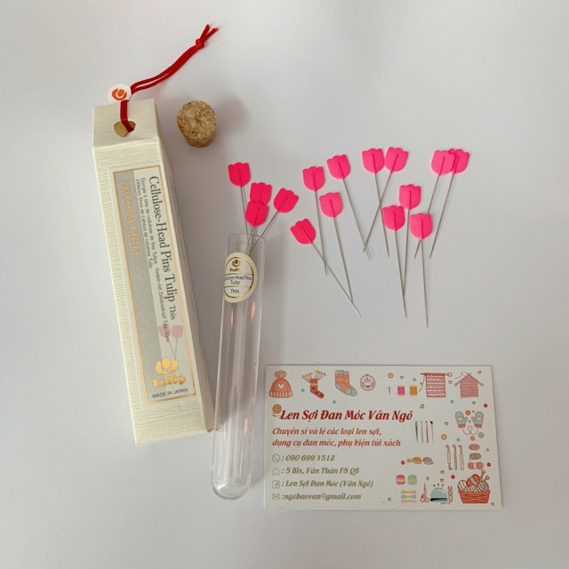 Set kim định vị Tulip có kèm ống đựng kim