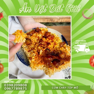 Cơm cháy tóp mỡ 🌟ăn vặt bát giới🌟 cơm cháy da heo ngập ruốc ăn giòn ngon lạ miệng