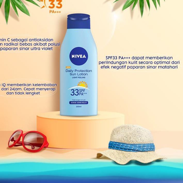 (Hàng Mới Về) Kem Chống Nắng Bảo Vệ Hàng Ngày Spf 33 Pa + + 100ml Nivea S