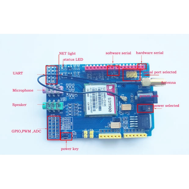Mô Đun Phát Triển sim900 gprs / gsm Chuyên Dụng