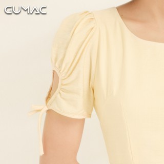 Đầm cổ tròn tay rút DA886 GUMAC