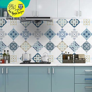 Cuộn giấy dán bếp họa tiết vintega-T3B1