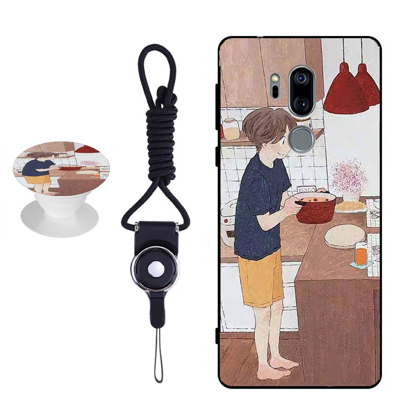 360° Ốp Điện Thoại Silicone Chống Sốc Bảo Vệ Toàn Diện Cho LG G7/G7 ThinQ LG