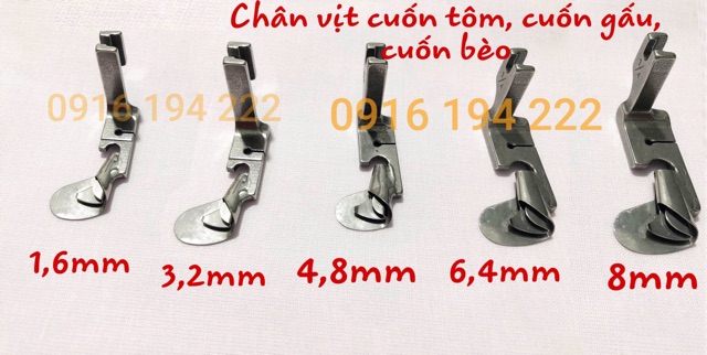 Chân vịt cuốn tôm, cuốn bèo, cuốn lai máy CN 1 kim