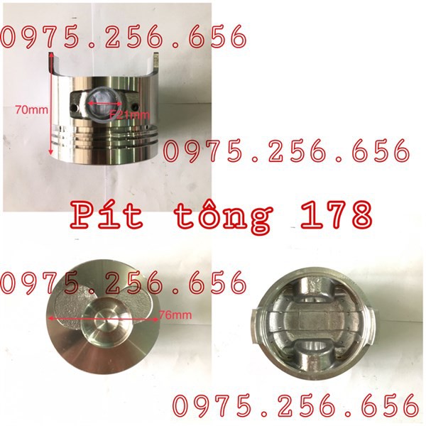 Pít Tông 178 Phụ tùng máy cày