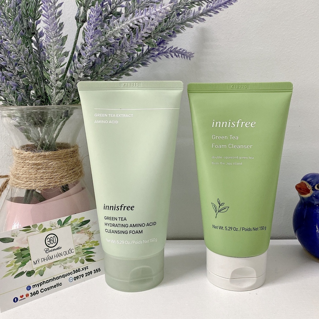 Sữa Rửa Mặt Chiết Xuất Từ Trà Xanh Innisfree Green Tea Foam Cleanser 150ml