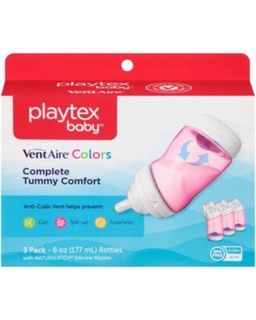 bình sữa Playtex cổ cong, rộng 200ml và 250ml