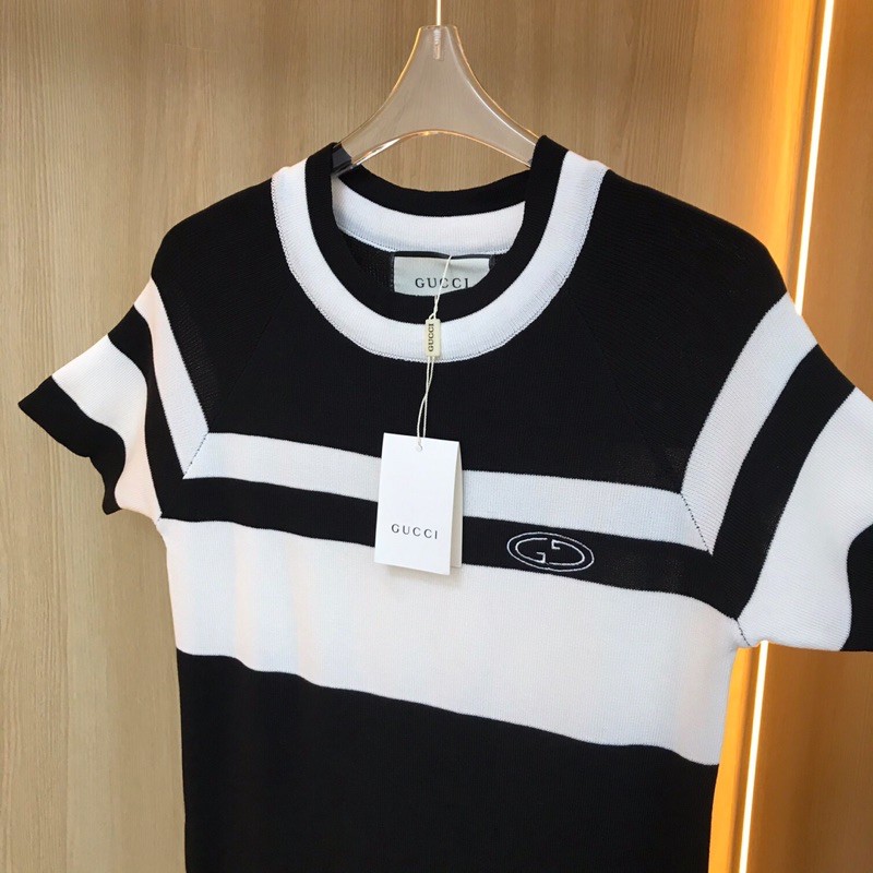 Váy len dáng suông Gucci GC hàng cao cấp thiết kế đơn giản dễ mặc