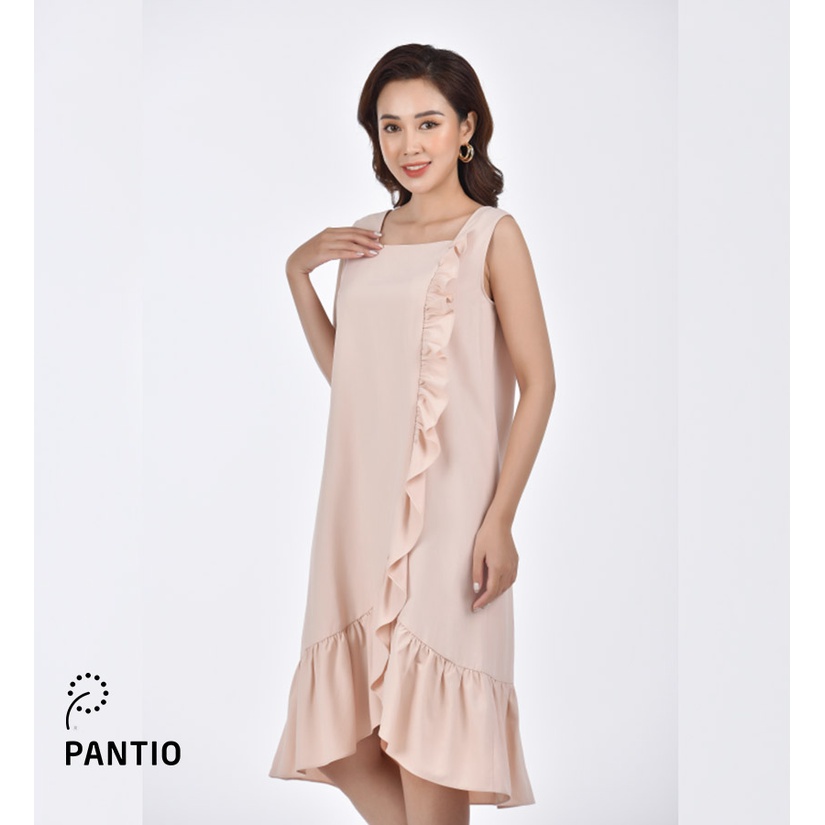 Đầm dạo phố chất lụa không tay FDP32751 - PANTIO
