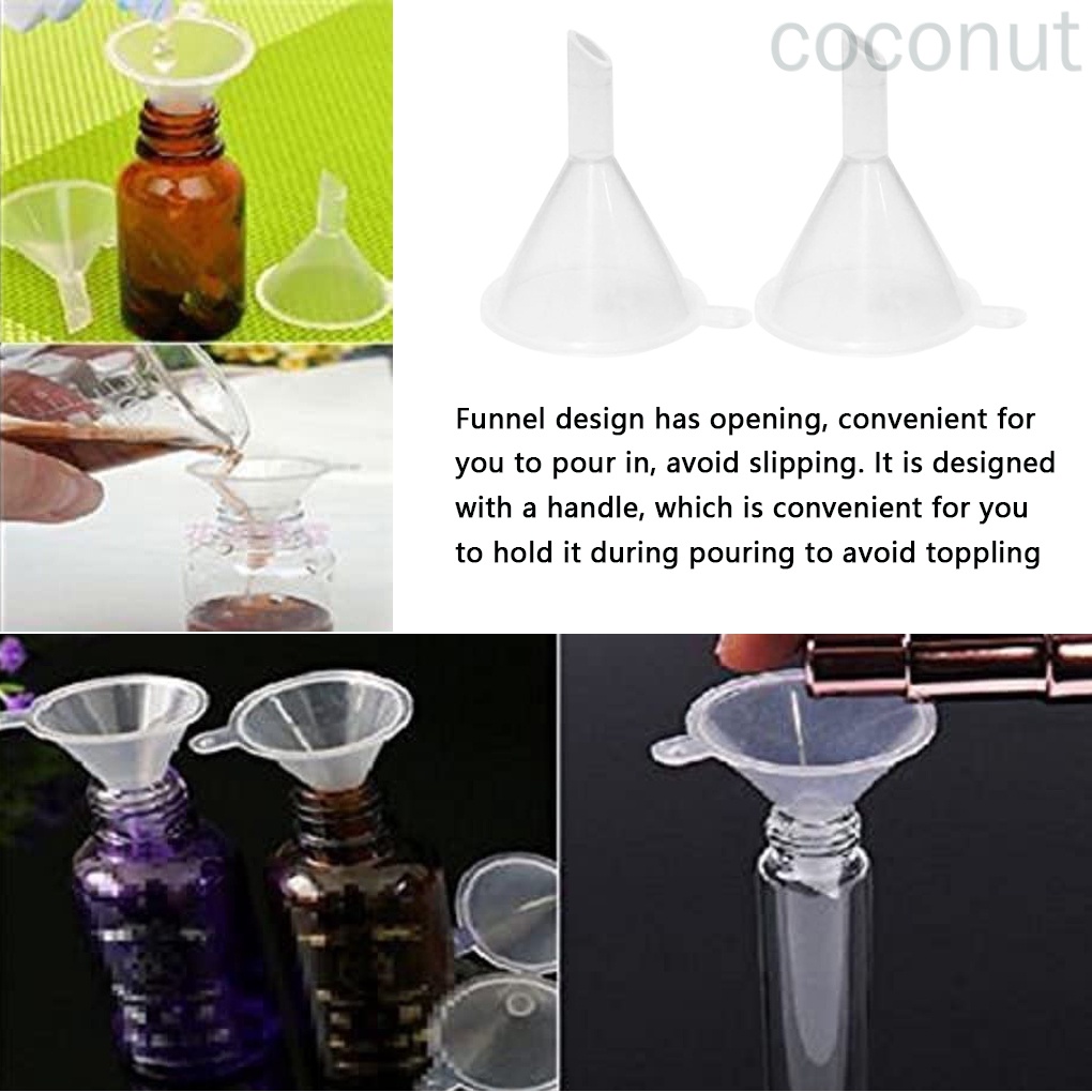 Set 5 Phễu Nhựa Miệng Rộng Mini Tiện Dụng Cho Nhà Bếp
