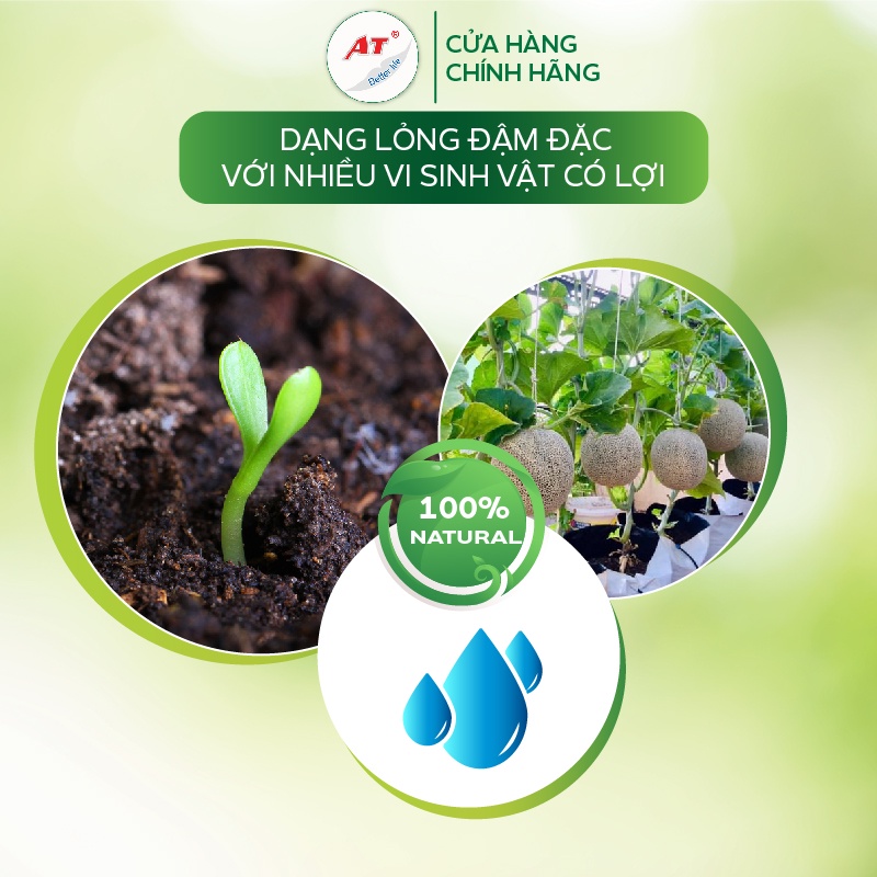 Phân kali AT hữu cơ tạo ngọt, kích thích đậu trái, chắc nhân, đâm hoa nhanh, chống rụng trái non - Siêu Kali AT 500ml