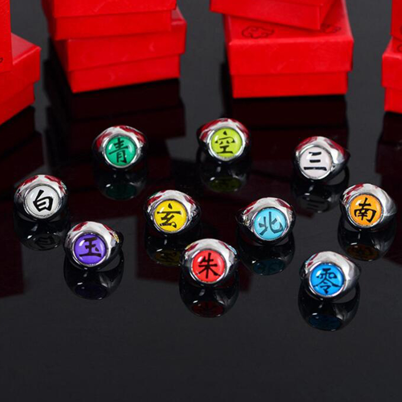 Nhẫn Kim Loại Phong Cách Phim Hoạt Hình Naruto