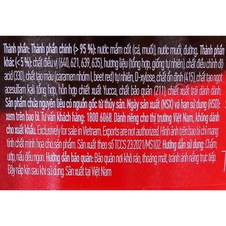 Nước mắm Chinsu cá cơm biển Đông chai 720ml