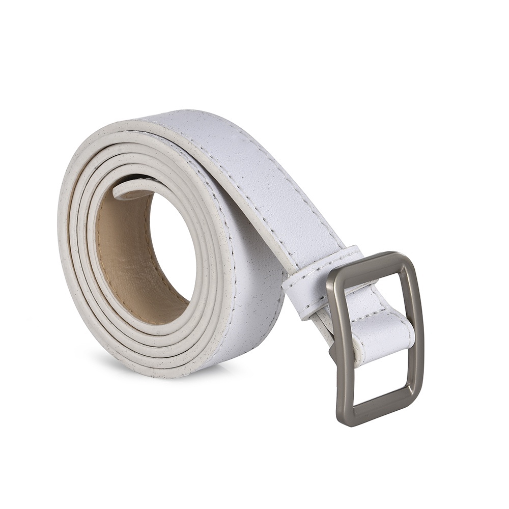 Thắt lưng da thật có khoá kim loại thời trang cho nữ | BigBuy360 - bigbuy360.vn