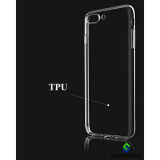 Ốp iphone 7 plus silicon trong suốt