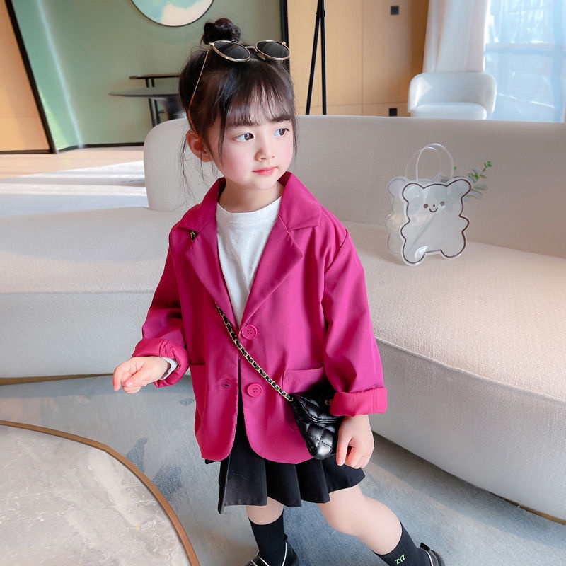 Áo Khoác Cardigan Phong Cách Hàn Quốc Thời Trang Xuân Thu 2022 Mới Cho Bé Gái