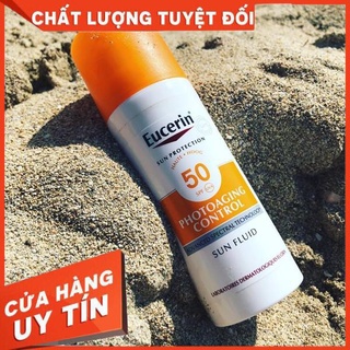 Kem chống nắng Eucerin Photoaging Control/Oil Control -kiềm dầu