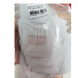 Combo 120 gói 450; 10 gói : 45k; 240 gói 880k Huyết thanh dưỡng ẩm 777 Ohui (Miracle Moisture Ampoule 777)