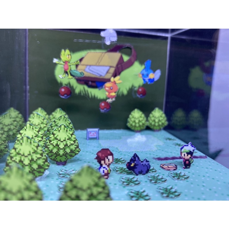 Hộp Cube mô hình pokemon Starter Gen 3