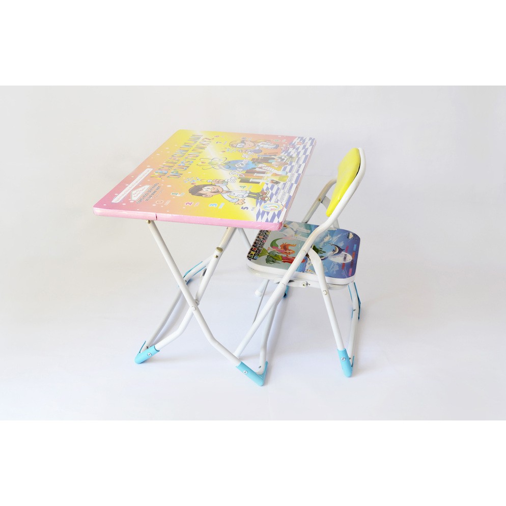 Bộ bàn ghế chân xếp cho bé 1-4 tuổi | BigBuy360 - bigbuy360.vn