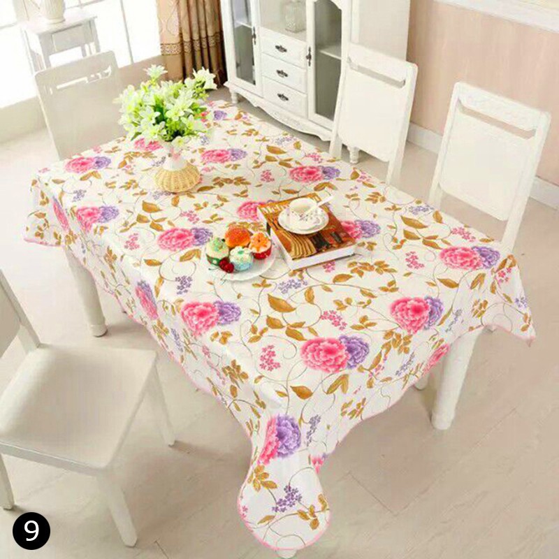 Khăn trải bàn chống thấm nhiều họa tiết xinh xắn kích thước 106 * 152cm