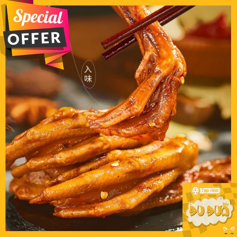 [Có sẵn] Gói Lẻ Chân Vịt Cay Tứ Xuyên Jingwu Ngon Đậm Vị | BigBuy360 - bigbuy360.vn