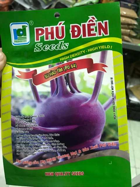 Hạt giống xu hào tím- gói 10 hạt
