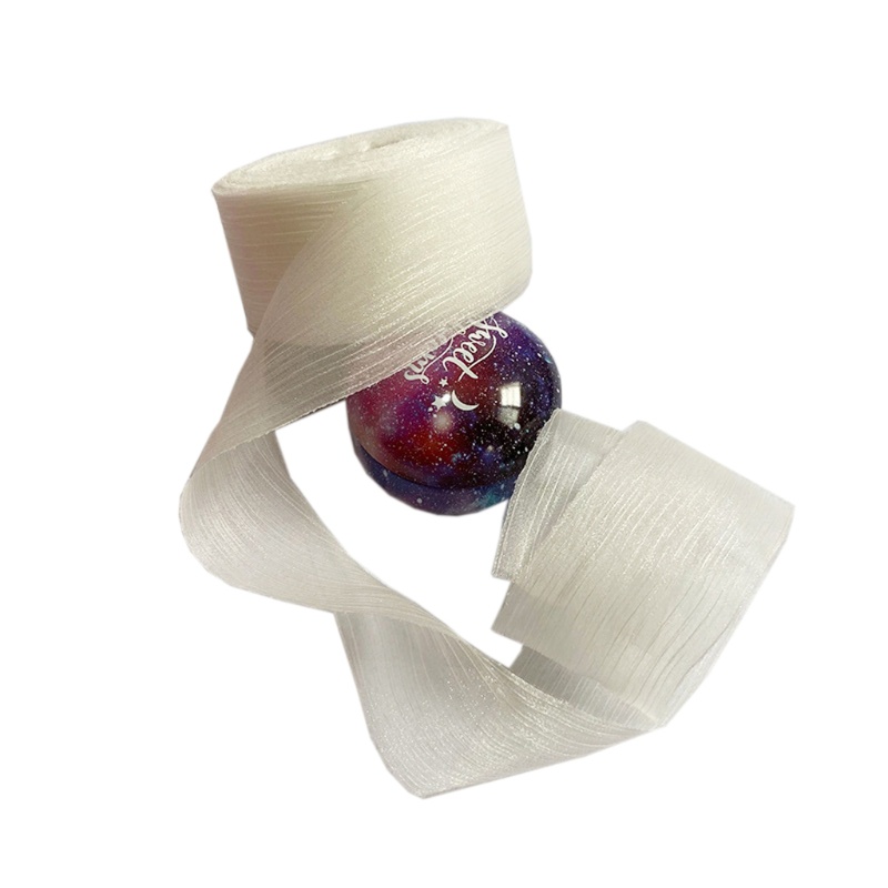 Ruy Băng Vải Organza Trang Trí Bó Hoa Đám Cưới DIY