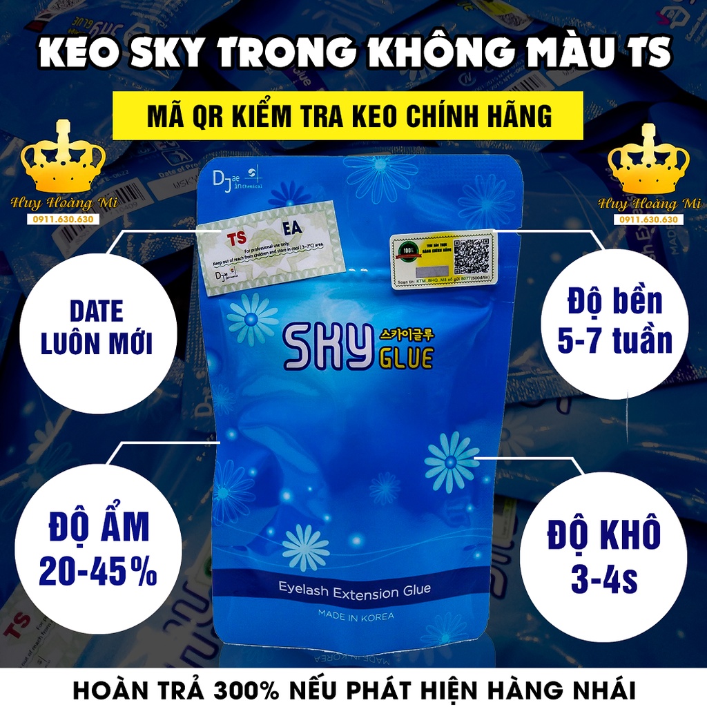 keo nối mi sky trong không màu_keo không màu_dụng cụ nối mii_Tổng kho mi sỉ miền nam