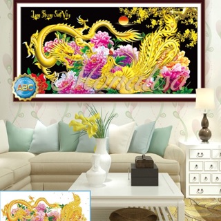 Tranh treo tường Tráng gương phòng cảnh lòng phụng sum vầy 120x60cm và nhiều cỡ theo yc