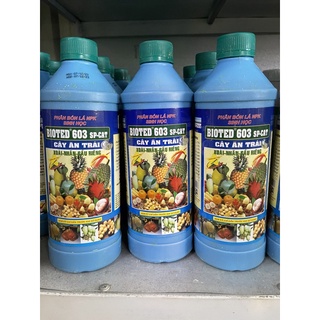 BIOTED 603 PHÂN BÓN LÁ NPK SINH HỌC CHO CÂY ĂN TRÁI